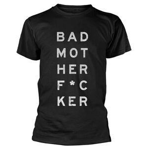 Machine Gun Kelly Unisex Adult Bad Mo-Fu Back Print Cotton T-Shirt / Black